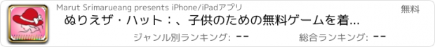 おすすめアプリ ぬりえザ・ハット：、子供のための無料ゲームを着色し、ファッションの帽子を描画することを学びます