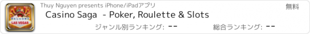 おすすめアプリ Casino Saga  - Poker, Roulette & Slots