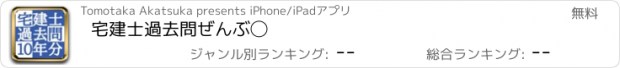 おすすめアプリ 宅建士過去問ぜんぶ◯