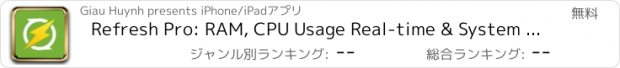 おすすめアプリ Refresh Pro: RAM, CPU Usage Real-time & System Information