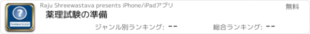 おすすめアプリ 薬理試験の準備