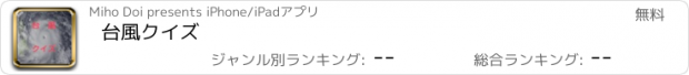 おすすめアプリ 台風クイズ