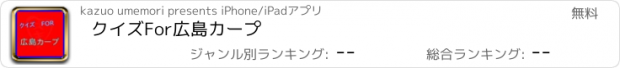 おすすめアプリ クイズFor広島カープ