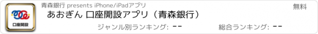 おすすめアプリ あおぎん 口座開設アプリ（青森銀行）