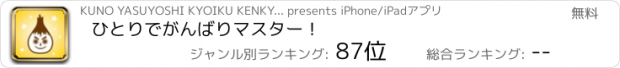 おすすめアプリ ひとりでがんばりマスター！