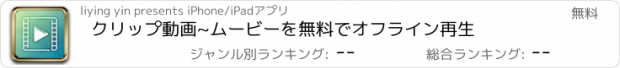 おすすめアプリ クリップ動画~ムービーを無料でオフライン再生
