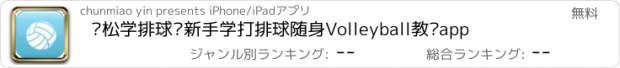 おすすめアプリ 轻松学排球—新手学打排球随身Volleyball教练app