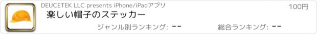 おすすめアプリ 楽しい帽子のステッカー