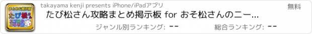 おすすめアプリ たび松さん攻略まとめ掲示板 for おそ松さんのニートスゴロクぶらり旅