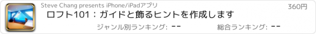 おすすめアプリ ロフト101：ガイドと飾るヒントを作成します