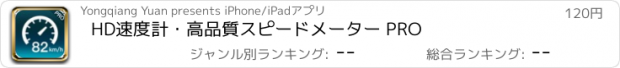 おすすめアプリ HD速度計・高品質スピードメーター PRO