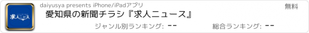 おすすめアプリ 愛知県の新聞チラシ『求人ニュース』