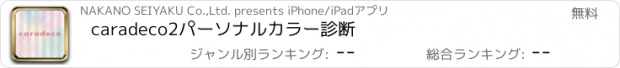 おすすめアプリ caradeco2　パーソナルカラー診断