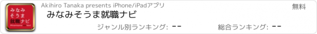 おすすめアプリ みなみそうま就職ナビ