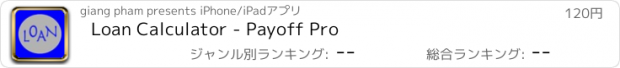 おすすめアプリ Loan Calculator - Payoff Pro