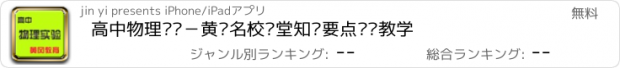 おすすめアプリ 高中物理实验－黄冈名校课堂知识要点总结教学