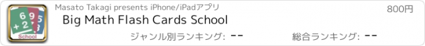 おすすめアプリ Big Math Flash Cards School