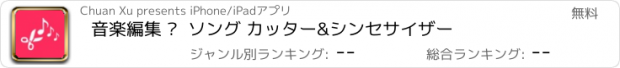 おすすめアプリ 音楽編集 –  ソング カッター&シンセサイザー