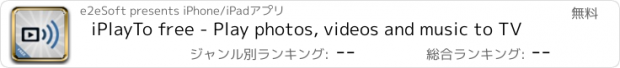 おすすめアプリ iPlayTo free - Play photos, videos and music to TV
