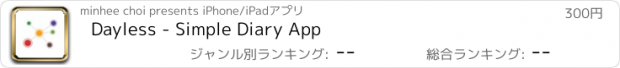おすすめアプリ Dayless - Simple Diary App