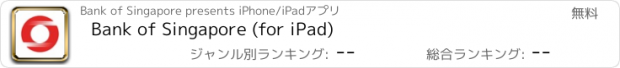 おすすめアプリ Bank of Singapore (for iPad)