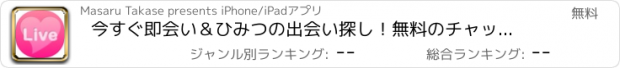 おすすめアプリ 今すぐ即会い＆ひみつの出会い探し！無料のチャットアプリ【美女LIVE】