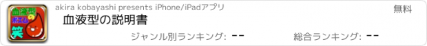 おすすめアプリ 血液型の説明書