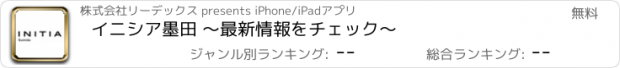 おすすめアプリ イニシア墨田 〜最新情報をチェック〜