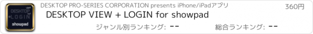 おすすめアプリ DESKTOP VIEW + LOGIN for showpad