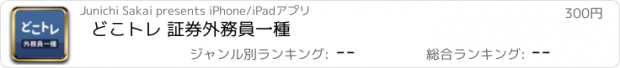 おすすめアプリ どこトレ 証券外務員一種