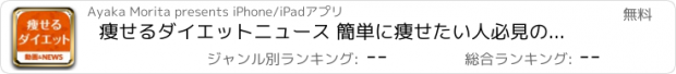 おすすめアプリ 痩せるダイエットニュース 簡単に痩せたい人必見のアプリ