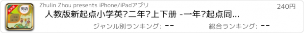 おすすめアプリ 人教版新起点小学英语二年级上下册 -一年级起点同步教材