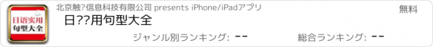 おすすめアプリ 日语实用句型大全