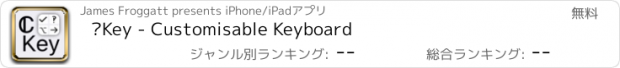 おすすめアプリ ℂKey - Customisable Keyboard