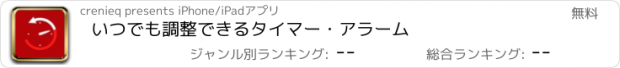 おすすめアプリ いつでも調整できるタイマー・アラーム