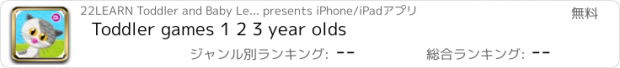 おすすめアプリ Toddler games 1 2 3 year olds