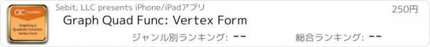 おすすめアプリ Graph Quad Func: Vertex Form