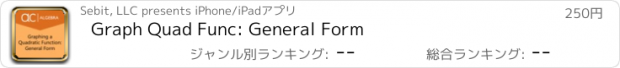 おすすめアプリ Graph Quad Func: General Form