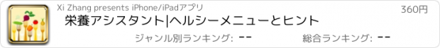 おすすめアプリ 栄養アシスタント|ヘルシーメニューとヒント