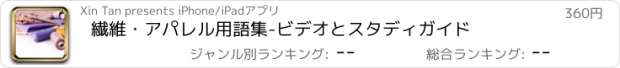 おすすめアプリ 繊維・アパレル用語集-ビデオとスタディガイド