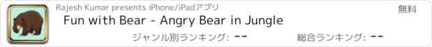 おすすめアプリ Fun with Bear - Angry Bear in Jungle