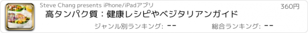 おすすめアプリ 高タンパク質：健康レシピやベジタリアンガイド