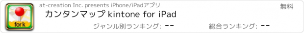 おすすめアプリ カンタンマップ kintone for iPad