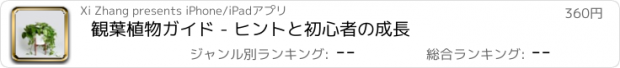 おすすめアプリ 観葉植物ガイド - ヒントと初心者の成長