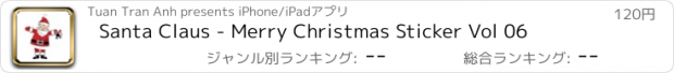 おすすめアプリ Santa Claus - Merry Christmas Sticker Vol 06