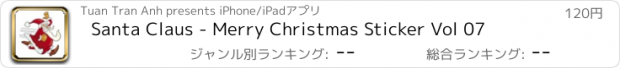 おすすめアプリ Santa Claus - Merry Christmas Sticker Vol 07