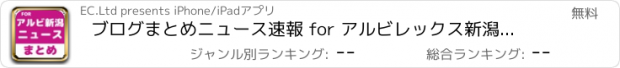 おすすめアプリ ブログまとめニュース速報 for アルビレックス新潟(アルビ新潟)