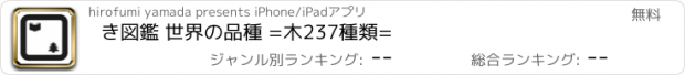 おすすめアプリ き図鑑 世界の品種 =木237種類=