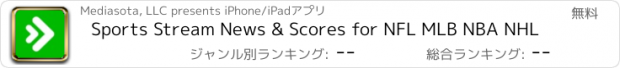 おすすめアプリ Sports Stream News & Scores for NFL MLB NBA NHL