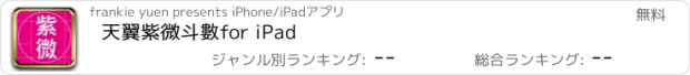 おすすめアプリ 天翼紫微斗數for iPad